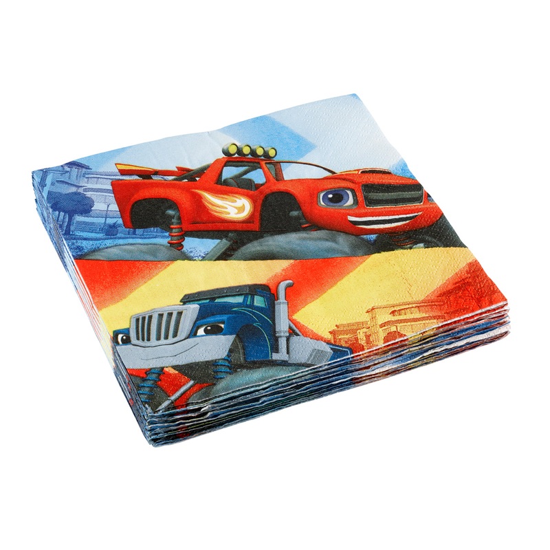 20 Blaze and the Monster Machines napkins