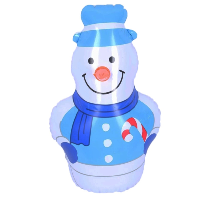New Year Party Supplies Decoration Gifts PVC Tumbler Toys Inflatable Christmas Snowman