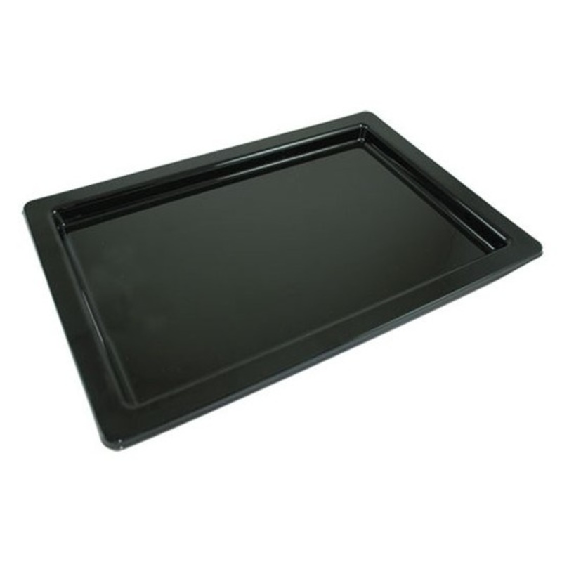 Black Serving Plate Uranus 36 x 24cm