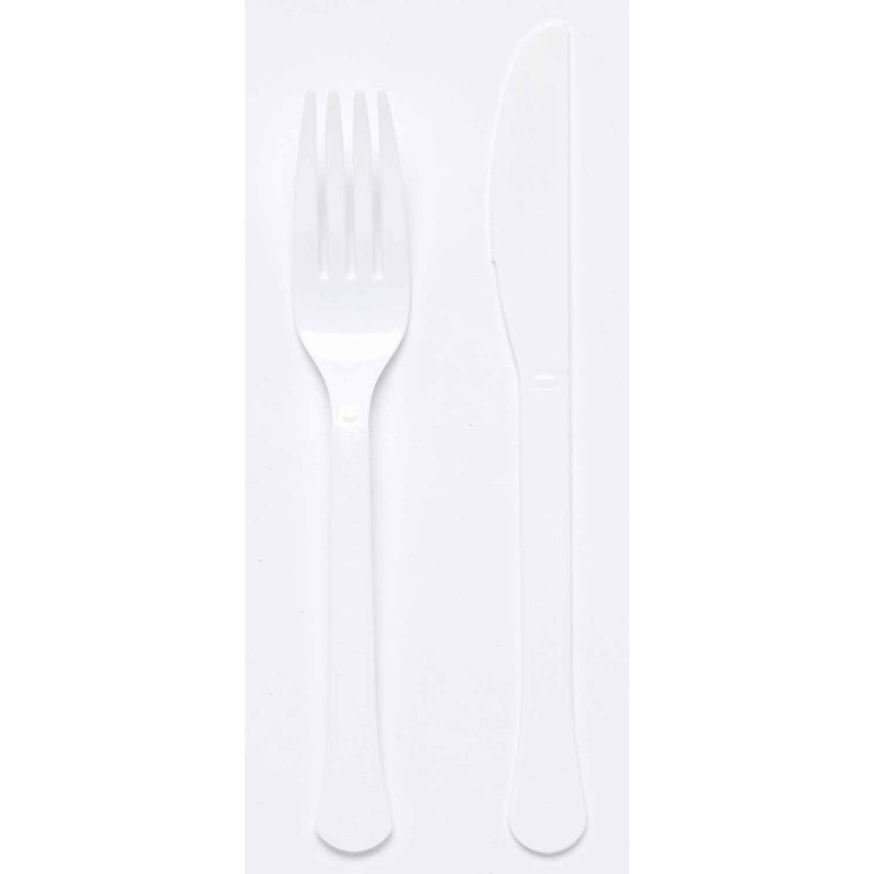 Coconut Cream cutlery set 24 pieces
