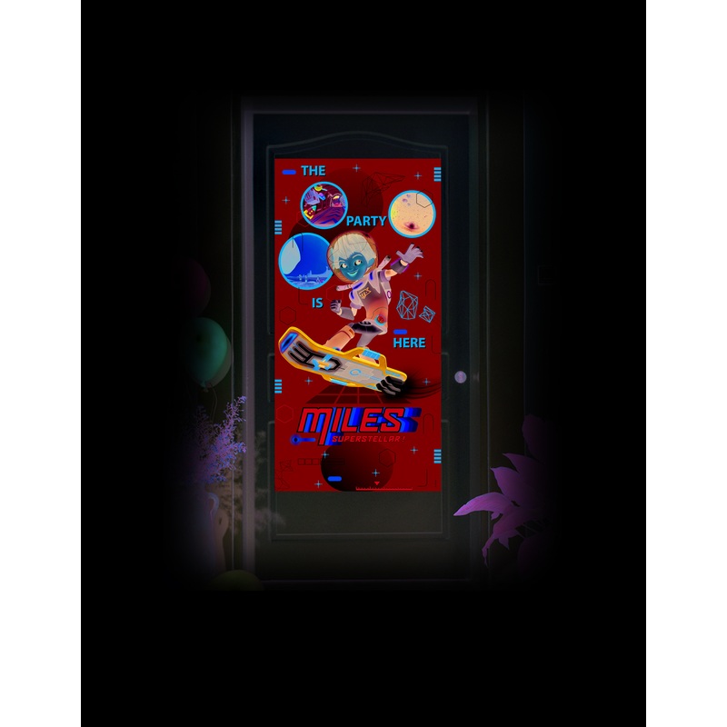 Miles Von Morgen Gallaxy Flight door poster 150 x 75cm