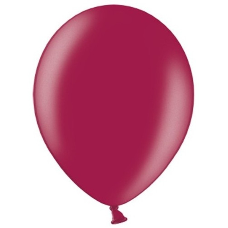 50 party star metallic balloons blackberry 30cm
