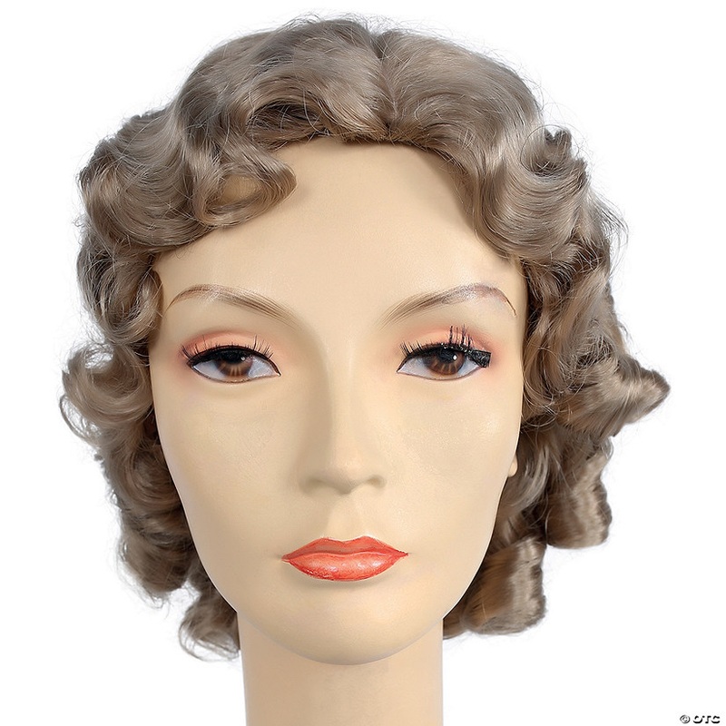 Adults 1930’s Long Finger Wave Fluff Wig