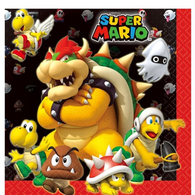 Super Mario napkins