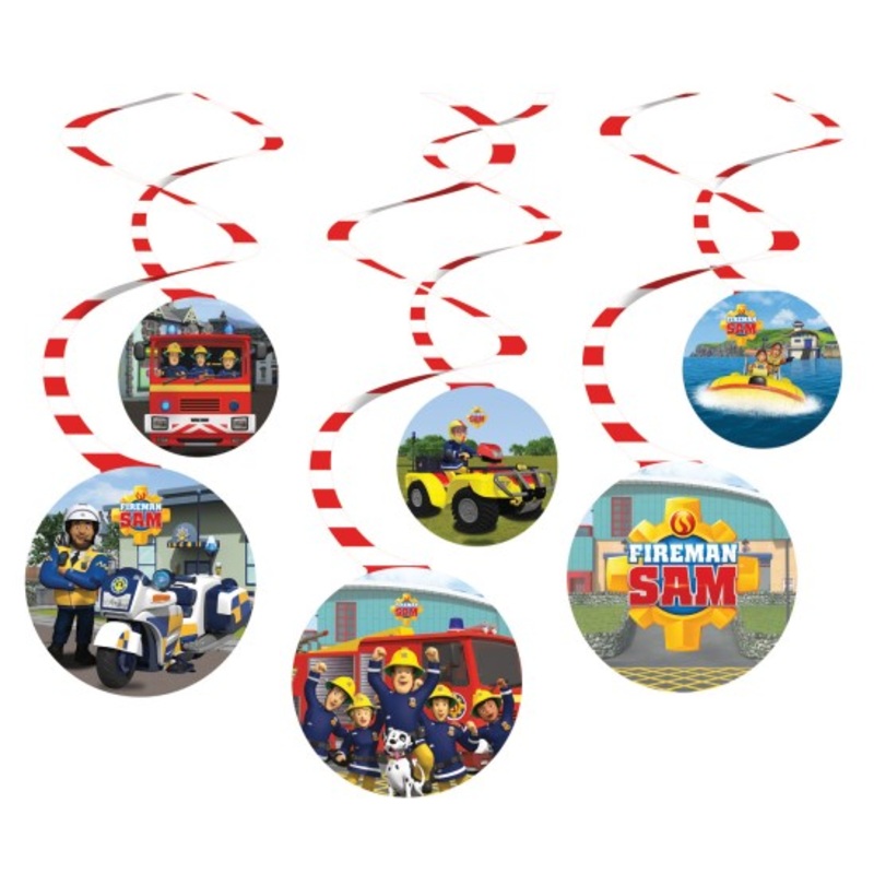 6 Fireman Sam ceiling hanger