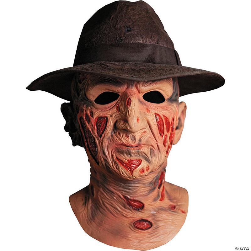 Adults A Nightmare on Elm Street Deluxe Freddy Mask with Hat