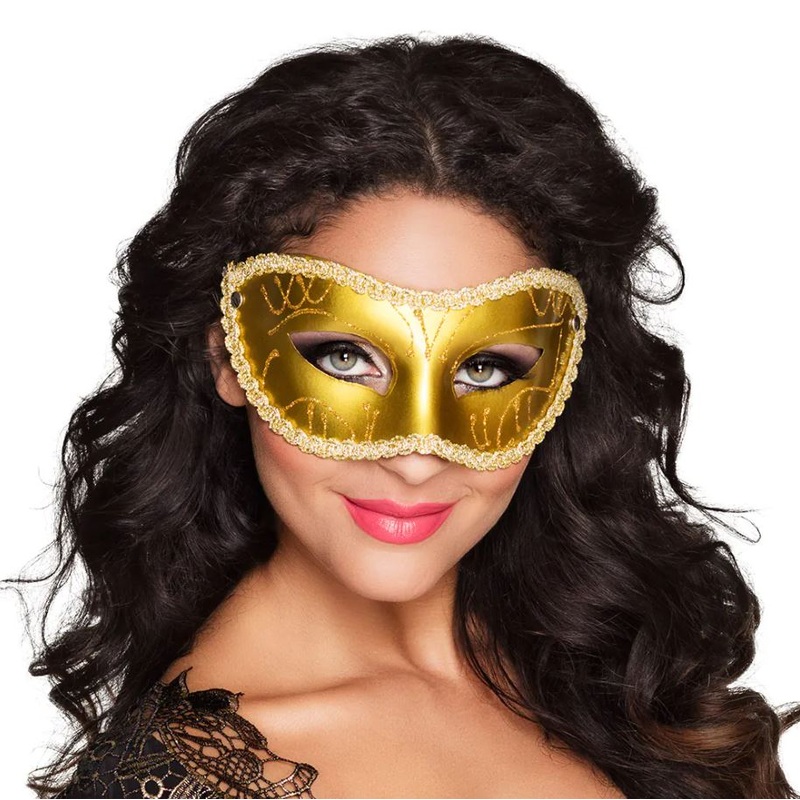 Gabriella Eye Mask – Gold