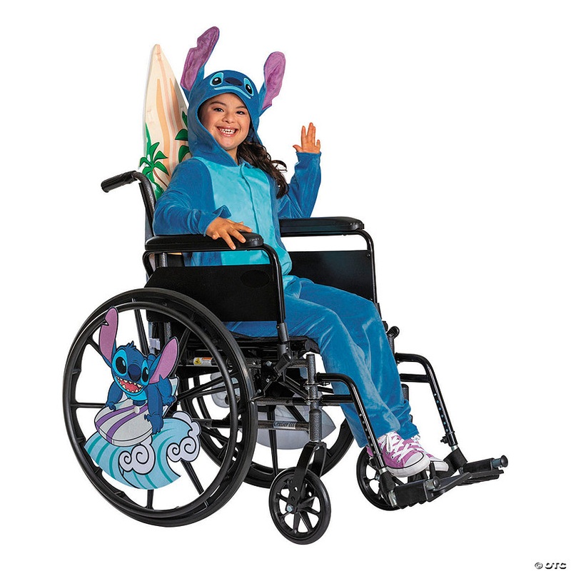 Kids Adaptive Disney’s Lilo & Stitch Stitch Hooded Jumpsuit Costume