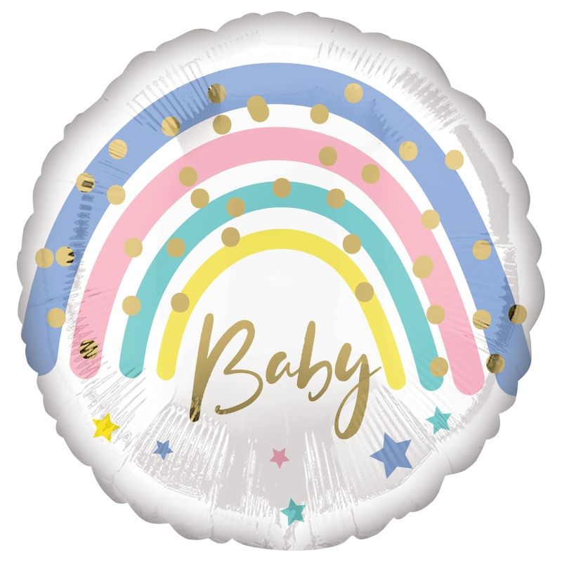 Rainbow Baby foil balloon 46cm