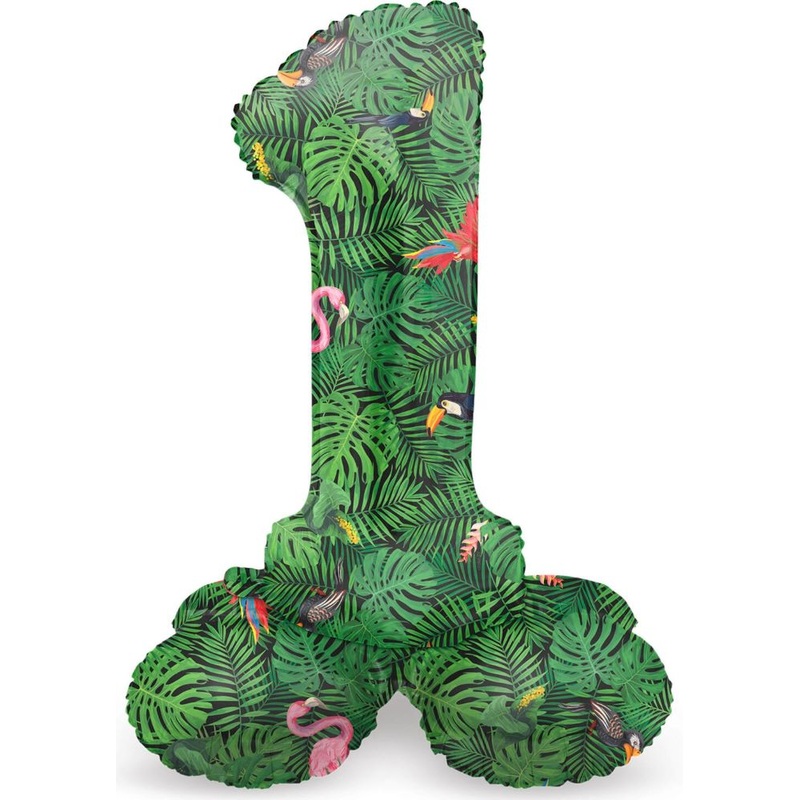 Standing Number 1 Balloon Jungle 41cm