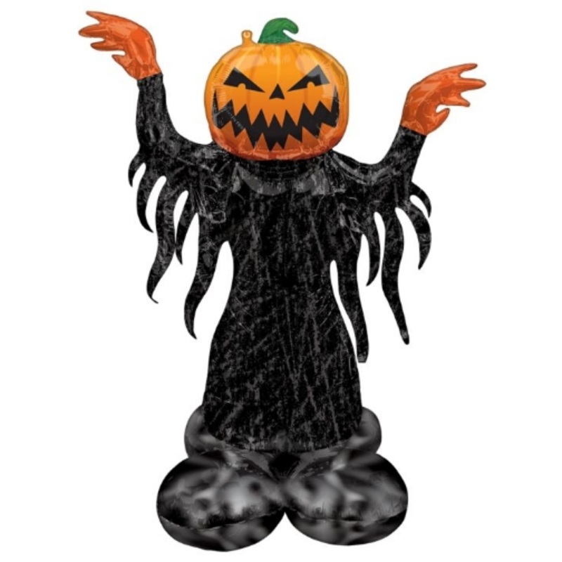 Pumpkin Head Ghost AirLoonz Balloon – 53 / 134cm