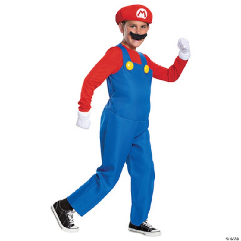 Super Mario Bros. Mario Deluxe Costume -Child Small
