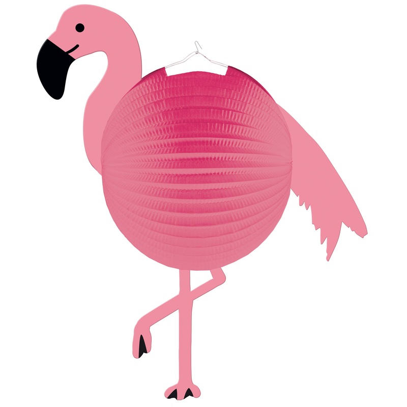 Flamingo Paradise Lantern 41 x 45cm