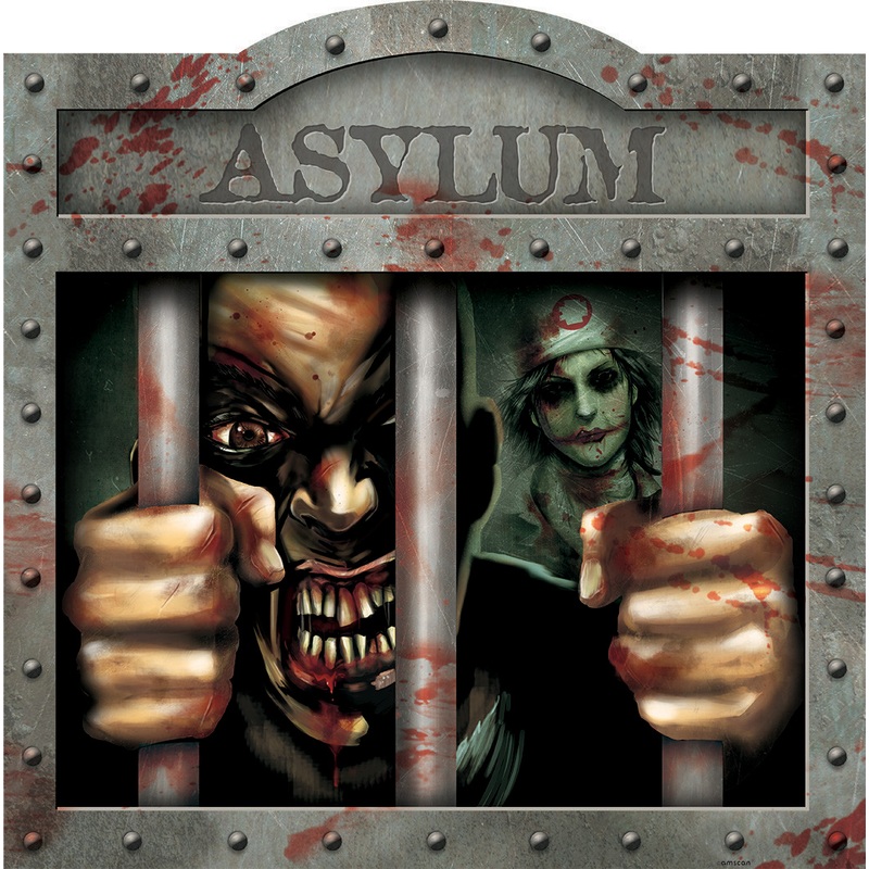 Horror Psychiatry Asylum mural 38cm