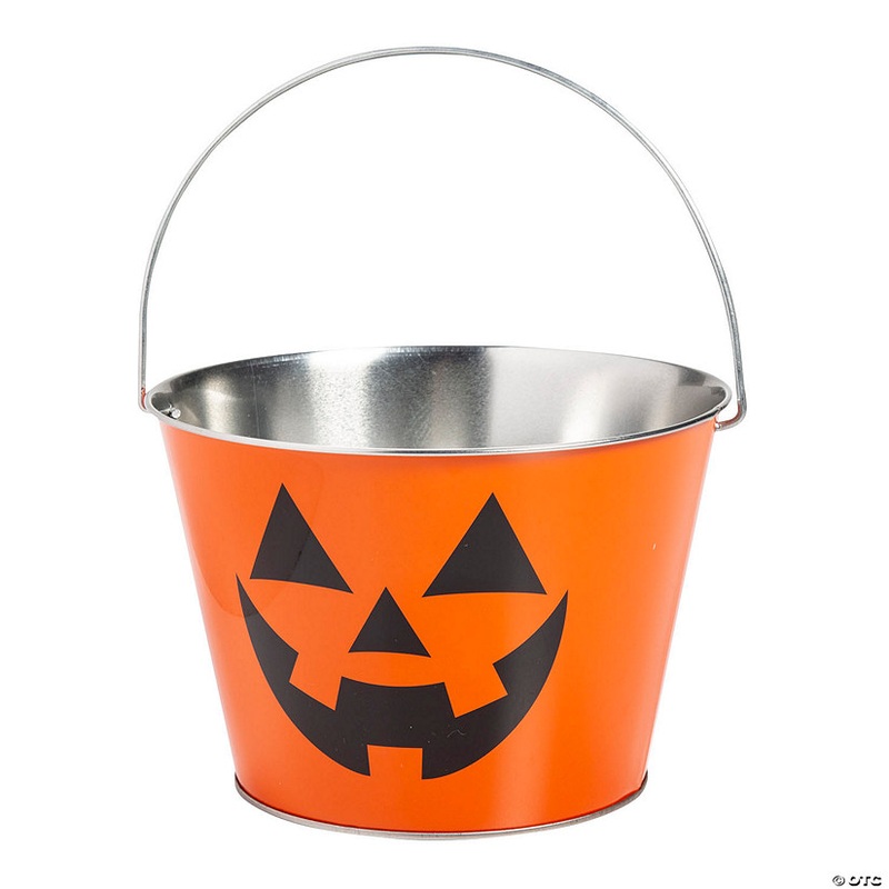 Large Jack-O-Lantern Pails