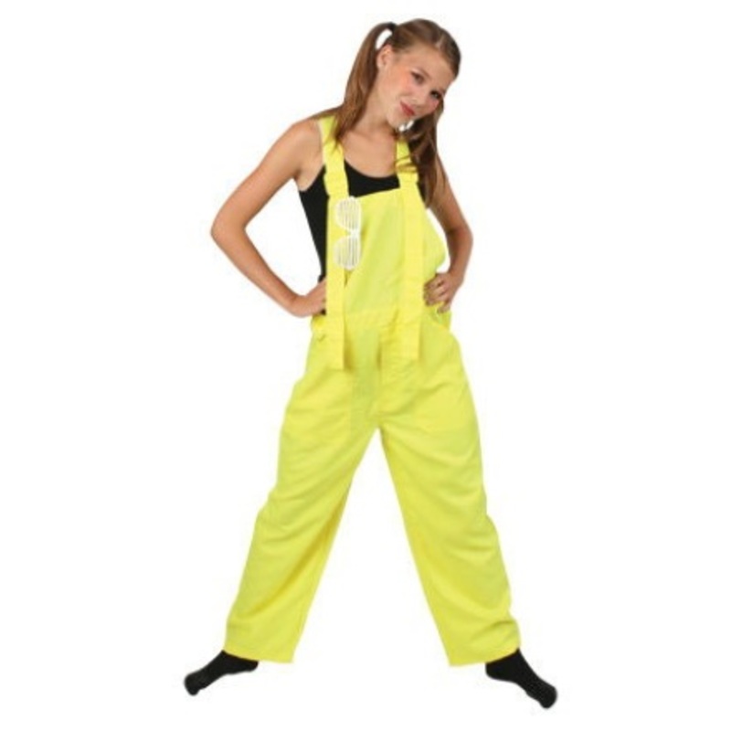 Yellow neon dungarees 128|128|140|152|164|176