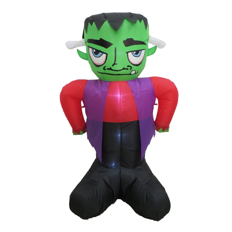 4FT Halloween Inflatable Frankenstein Monster LED Lights Outdoor Indoor Holiday Decorations
