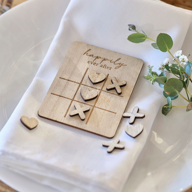 5 Mini Tic Tac Toe Games Rustic Romance