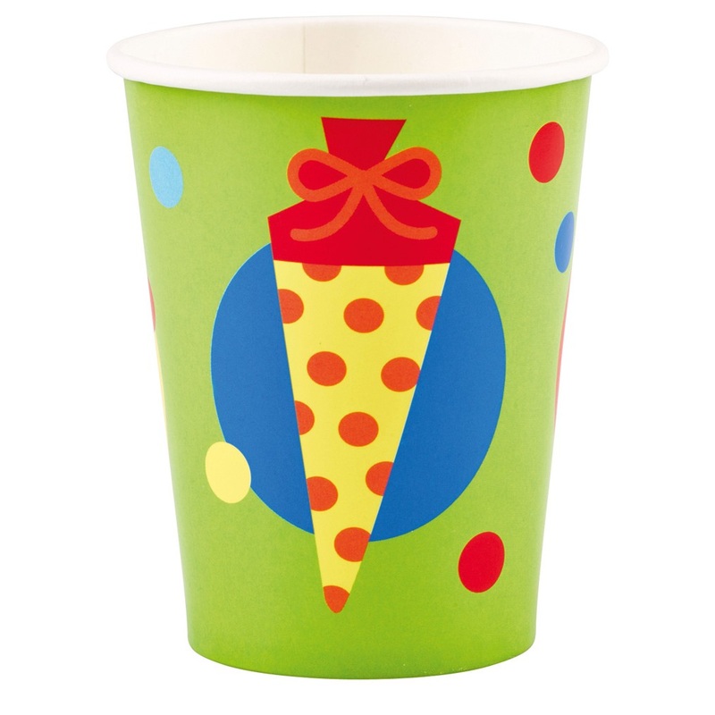 8 First day of school paper cup 250ml
