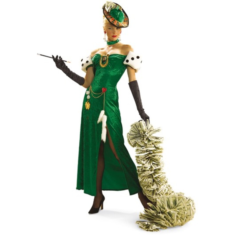 Casinolady ladies costume S-M|S-M|L