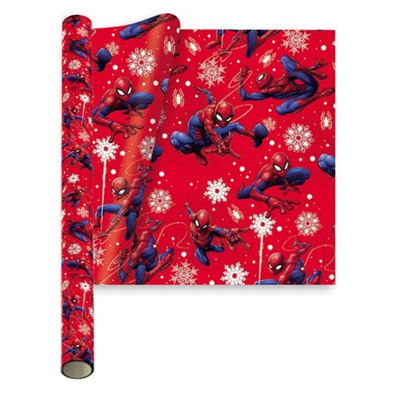 Spiderman Christmas wrapping paper 3m