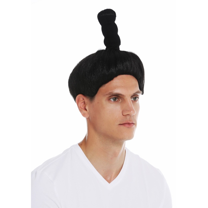 Wig Halloween carnival men women Samurai Chinese Japan sword fight 68619