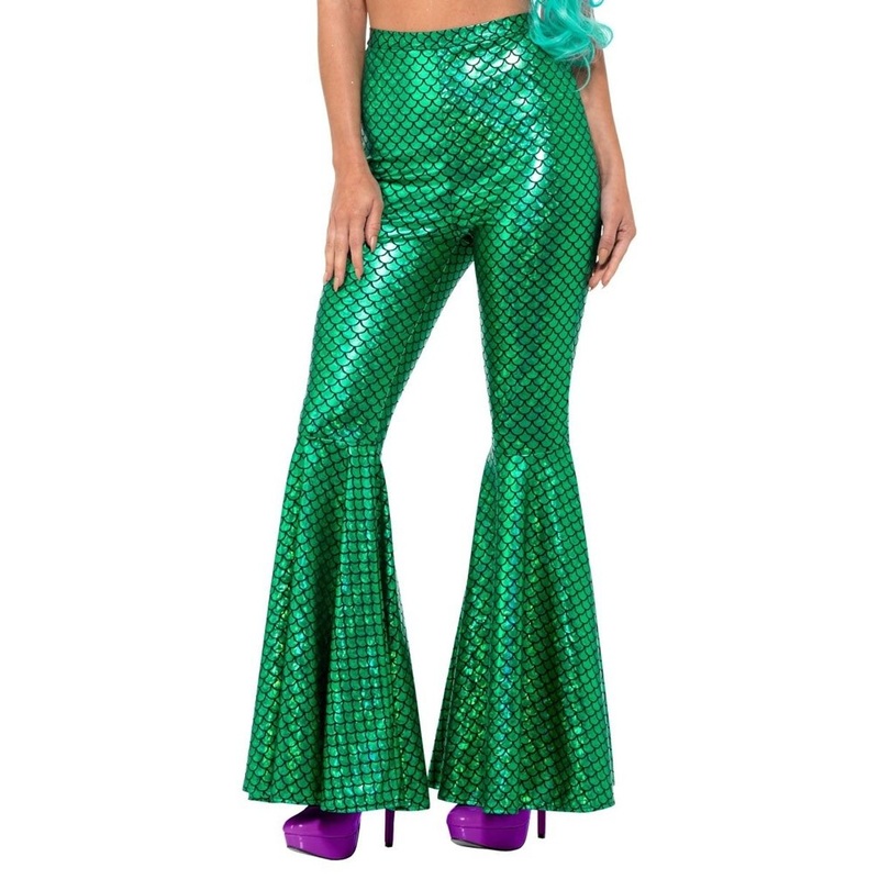 Women’s flared pants for mermaids S