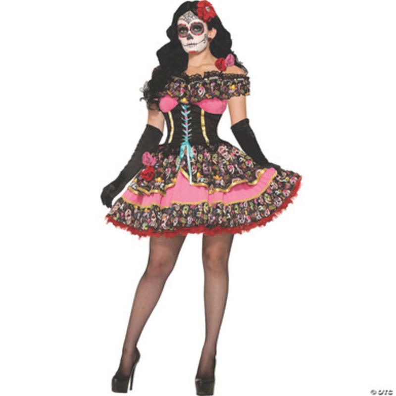 Day Of Dead Senorita Women’s Costume  Small/Medium