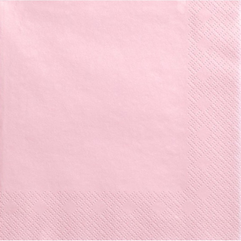 20 napkins Scarlett light pink 40cm