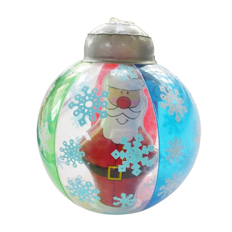 Party Supplies Holiday Ornament Inflatable Santa Claus Ball