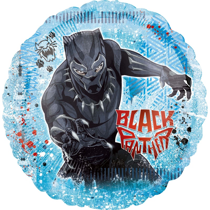 XL Black Panther foil balloon 71cm