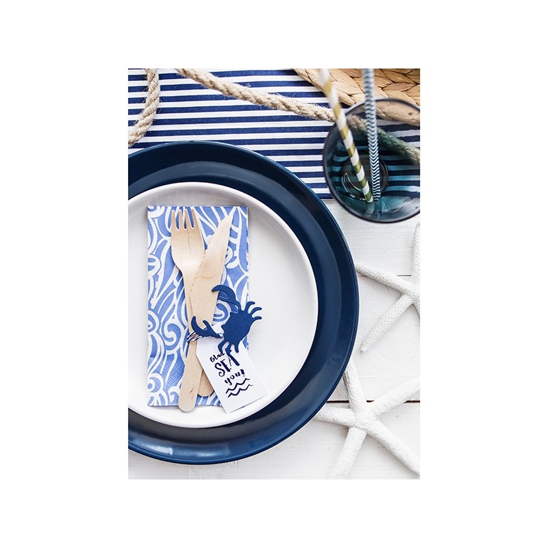 20 maritime napkins Ahoy 33 x 33cm