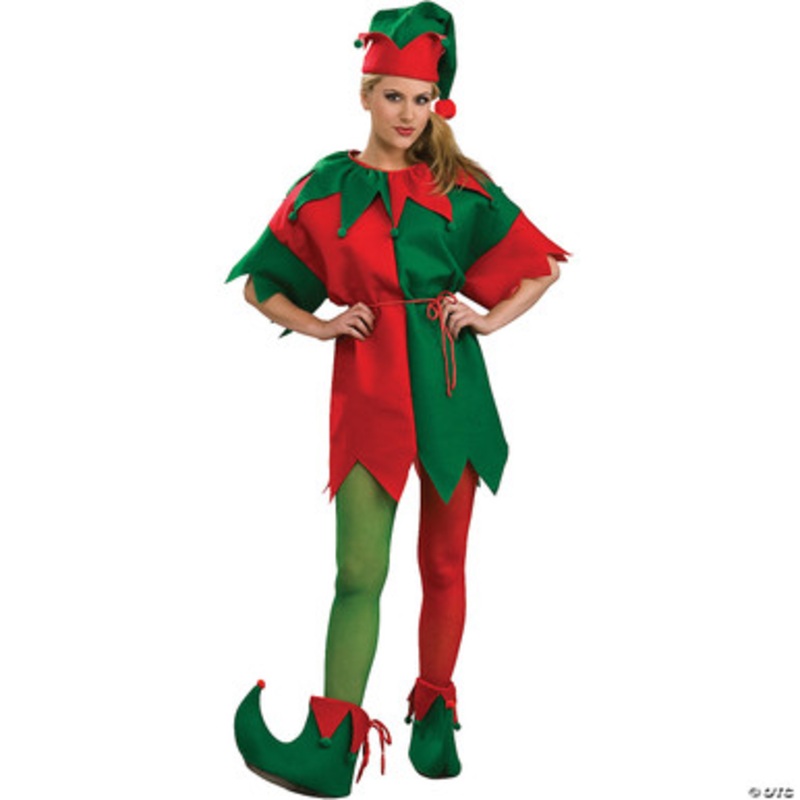 Elf Tights – Red/Green- Woman Small