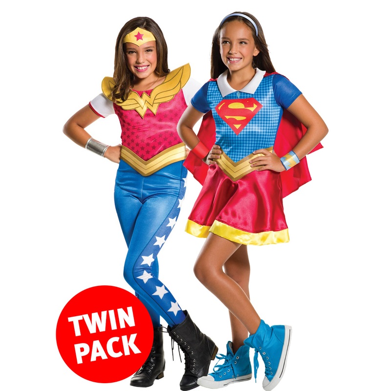 Supergirl And Wonder Woman Twin Pack – Kids
