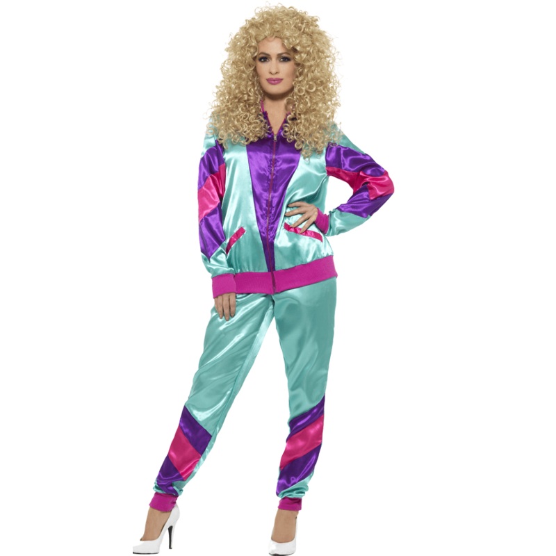 80’s Height of Fashion Shell Suit Costume – Ladies