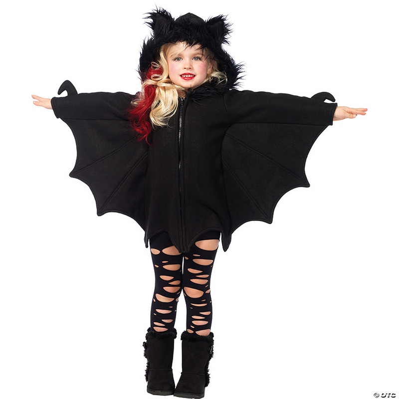 Girl’s Cozy Bat Fleece Costume