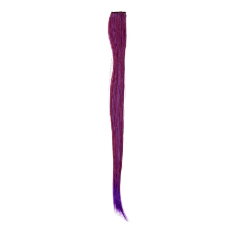1 Clip-In Extension Strand Straight 45 cm Red-Violet Mix YZF-P1S18-T2315TT3533