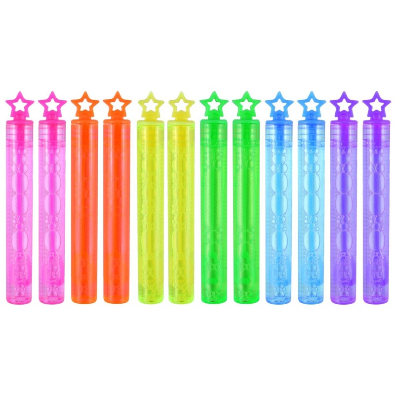 12 colorful stars soap bubbles 4ml