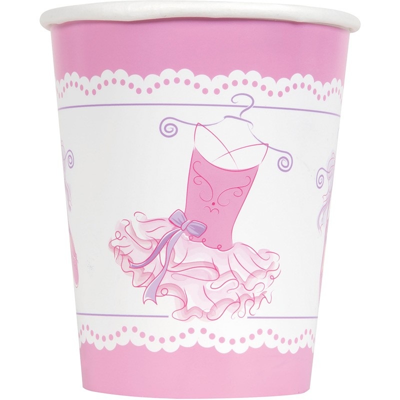 8 Prima Ballerina Leonie paper cups 266ml