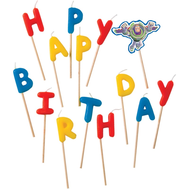 Toy Story Power Happy Birthday Candle Picker Set of 14