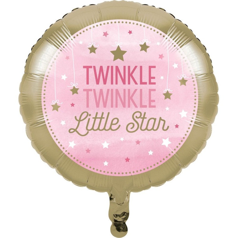 Twinkle Baby Girl Foil Balloon 46cm