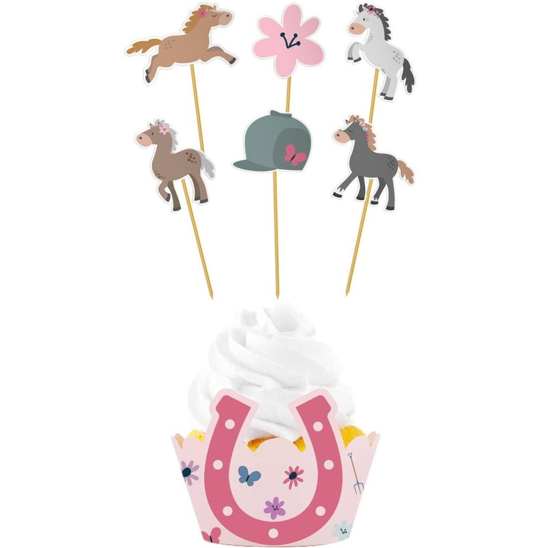 Equestrian Farm Joy Cupcake Set