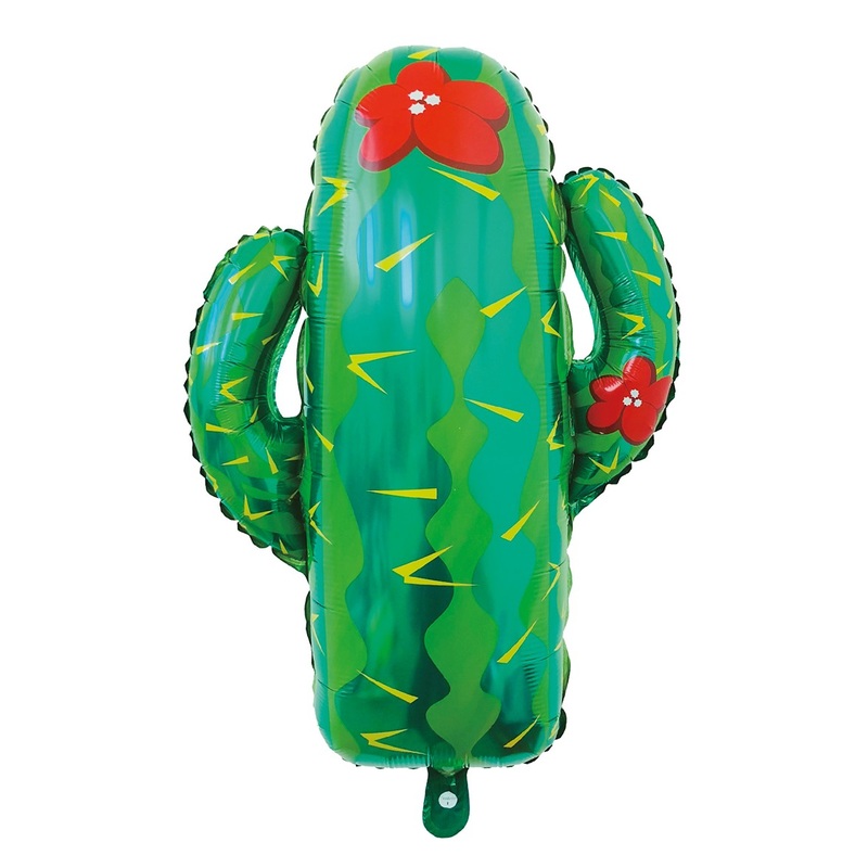 XL foil balloon cactus 76cm