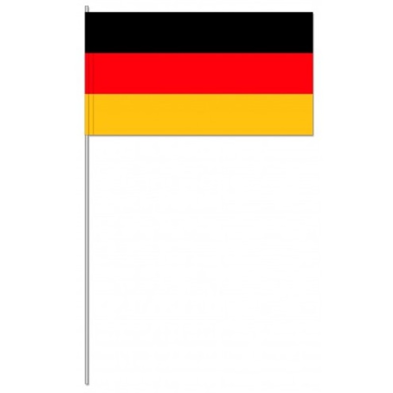 10 Germany fan flags 39cm