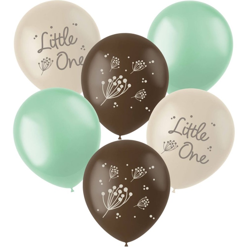 6 Balloons Little One 33cm