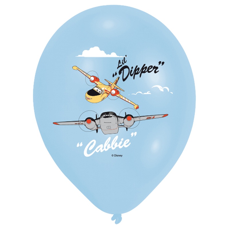 6 Planes Crew balloons 27.5cm