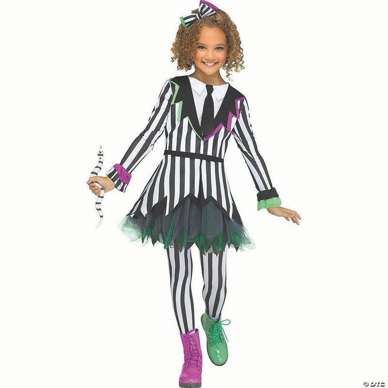 Girls Multicolored Polyester Silly Spirit Costume – Extra Large 14-16