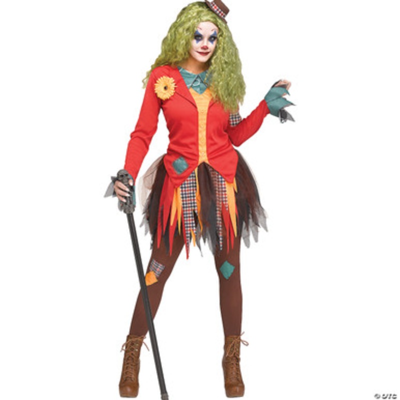 Rowdy Clown Costume Women’s  Small/Medium