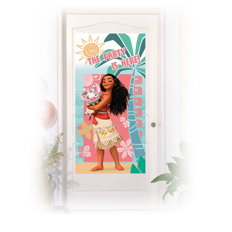 Vaiana Sunny Beach door poster 150 x 75cm