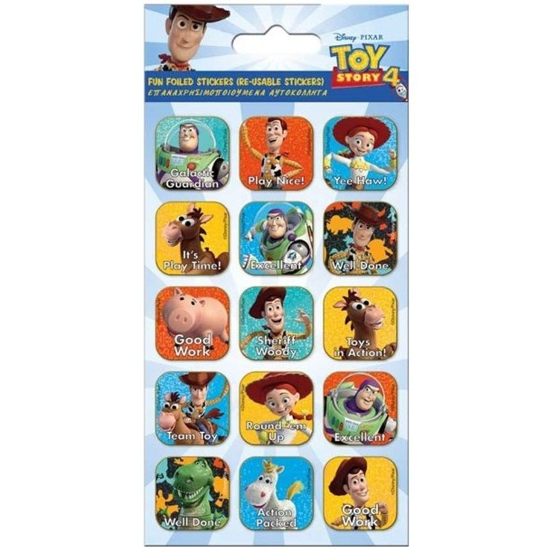 1 Toy Story 4 sticker sheet